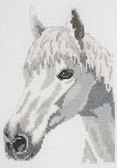 Набор для вышивания Anchor "White Beauty - Horse" 16*23см, MEZ Венгрия, AK140