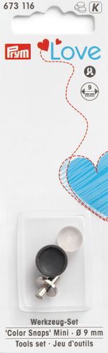 Серия "Prym Love" - Набор инструментов для установки кнопок "Color Snaps Mini", Prym, 673116
