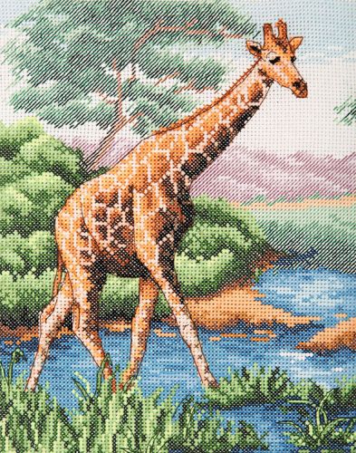 Набор для вышивания Anchor "Giraffe" 23*18см, MEZ Венгрия, PCE965