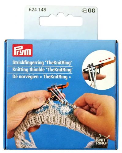 Наперсток для вязания «TheKnitRing» (60% пластик, 40% термопластичные эластомеры), Prym, 624148