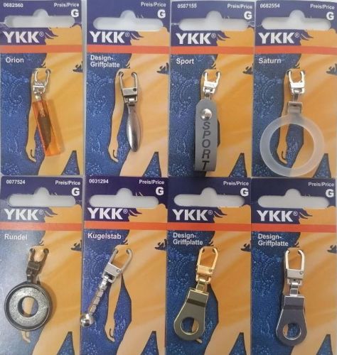 Зиппер YKK,. подвеска д/молний  с карабином Зип4032 (058, marine, темно-синий)