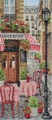 Набор для вышивания Anchor "French City Scene" 32*14см, MEZ Венгрия, PCE0813