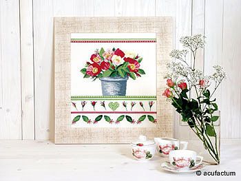 Набор для вышивания "Дикие розы" 37*36,5см, Acufactum Ute Menze, 2482