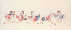 Набор для вышивания Anchor "Chick Chicken" 13*40см, MEZ Венгрия, PCE747