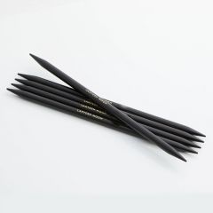 Спицы чулочные "Lantern Moon" 3,75мм/20см, эбеновое дерево, черный, 5шт в упаковке, KnitPro, 350024