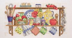 Набор для вышивания Anchor "The Kitchen Shelf" 20*38см, MEZ Венгрия, PCE757