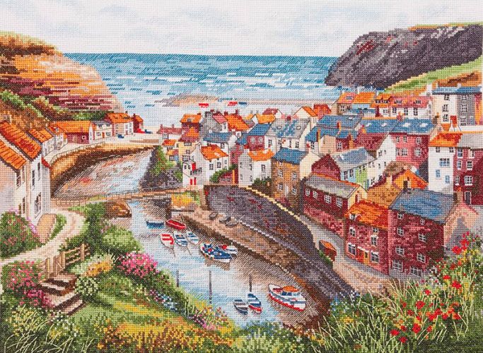 Набор для вышивания Maia "Staithes" 30*40см, MEZ Венгрия, 5678000-02002
