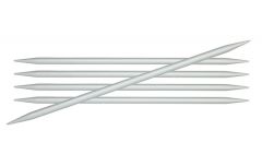Спицы чулочные "Basix Aluminum" 2мм/15см, KnitPro, 45101