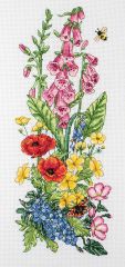 Набор для вышивания Anchor "Garden Floral" /Цветочный сад/ 32*14см, MEZ Венгрия, PCE971