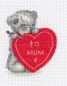 Набор для вышивания Anchor "To Mum" 9*9см, MEZ, TT36