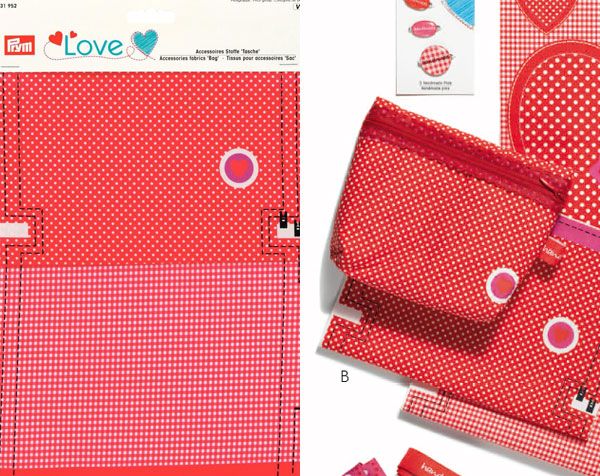 Серия "Prym Love" - Ткань 21*30см с рисунком "Сердце", Prym, 931952