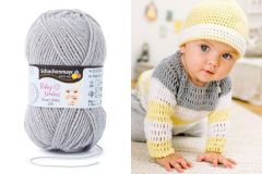 Bravo Baby 135 /Браво Бэби 135/ пряжа Schachenmayr Baby Smiles, MEZ, 9807569 (01099, *, schwarz, черный)