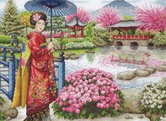 Набор для вышивания Maia "The Japanese Garden" 30*40см, MEZ Венгрия, 5678000-01024