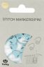 Маркер для вязания "amicolle", сердце, размер 22*12мм, пластик, синий, Tulip, AC-030e
