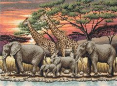 Набор для вышивания Maia "African Sunset" 30*40см, MEZ Венгрия, 5678000-01026