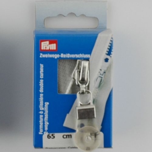 *  Молния Prym 65см, тракторная, двухзамковая, Prym, 490365 (111 прозрачный)