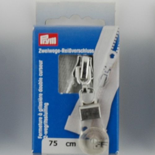 *  Молния Prym 75см, тракторная, двухзамковая, Prym, 490375 (111 прозрачный)