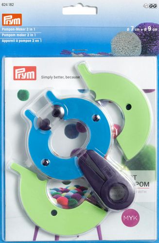 Набор для изготовления помпонов 2 в 1, размер L, Prym, 624182