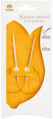 Спицы круговые "Knina Swivel" 3,5мм/40см, бамбук, натуральный, Tulip, KS-400350