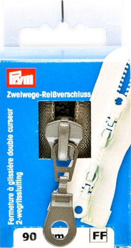 *  Молния Prym 90см, тракторная, двухзамковая, Prym, 490390 (235 голубой)