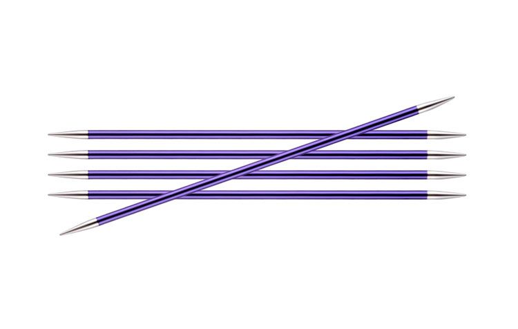 Спицы чулочные "Zing" 7мм/15см, KnitPro, 47015