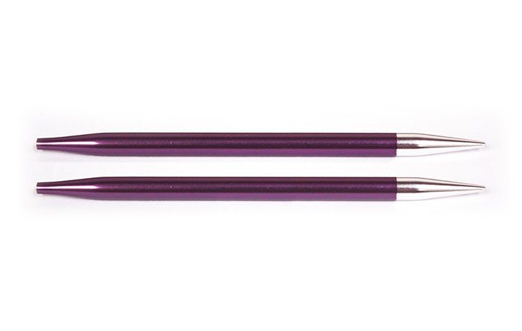 Спицы съемные "Zing" 6мм для длины тросика 28-126см, KnitPro, 47507